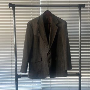 Mens Pendleton Wool Blazer with shade shoulder and elbow patches. SZ 40 regular